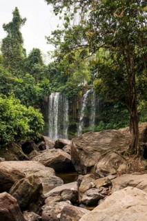 Kulen Waterfall, Phnom Kulen National Park, Siem Reap, Cambodia
