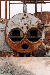 Abandoned Swift factory, The Swift refrigerator in Puerto San Julián, Puerto San Julián, Santa Cruz