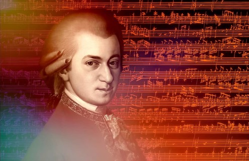 Wolfgang Amadeus Mozart, 1756 – 1791, composer of classical music, First Viennese School, notesheet