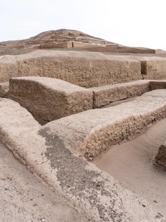 Adobe pyramids at Cahuachi, Cahuachi ceremonial center, Nazca, Peru