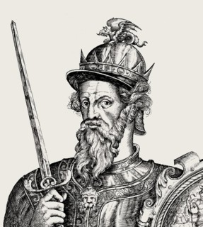 William I, ca. 1028, 1087, known as William the Conqueror, the first Norman King of England