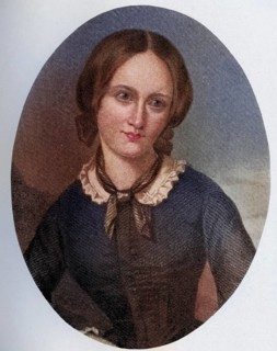 Charlotte Bronte, 1816-1855, English writer, Historical, digitally restored reproduction from a