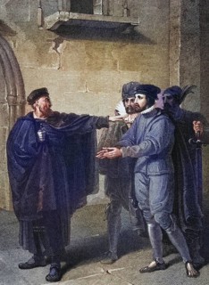 The Merchant of Venice. Act III. Scene III, Venice A Street. Shylock, Salarino, Antonio and Gaoler.