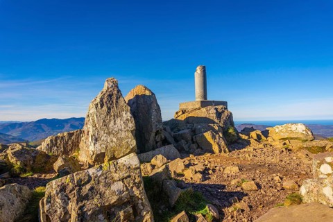 Procious summit of Mount Adarra in Urnieta. Gipuzkoa, Basque Country