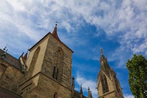 St Mary's Church Reutlingen, sacred building built from 1247 to 1343, cultural monument, Gothic