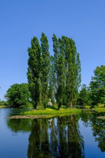 Wörlitz Park with Rousseau Island, Dessau-Wörlitz Garden Kingdom, Wörlitz Park, UNESCO World