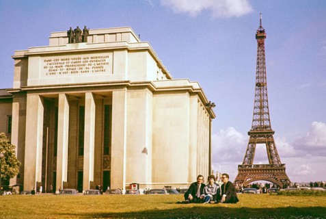 Musée de l'Homme und Eiffelturm, Paris, Frankreich, Anfang der 1960er Jahre