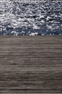 Jetty on Lake Werbellinsee, Brandenburg, Germany
