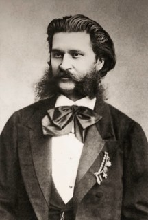 Johann Baptist Strauss II, 1825 – 1899, Austrian composer and violinist, 1879, digitally edited