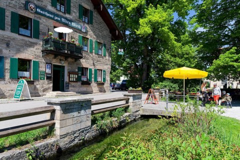Gasthaus Alter Wirt, Huglfing, Upper Bavaria, Bavaria, Germany