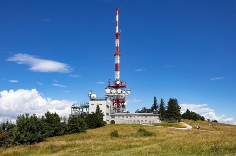 Gaisberg transmitter on the Gaisberspitze, Gaisberg, Salzburg, Austria