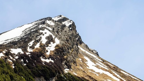 Cerro Guanaco und mountain Hyades, Pampa Alta hiking trail, Tierra del Fuego National Park,