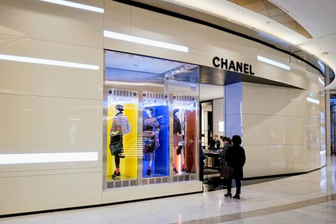 SEOUL, SOUTH KOREA, April 1, 2016 : Chanel shop in recently opened Lotte Avenuel Korea s largest