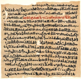 Facsimile of an ancient Egyptian Papyrus