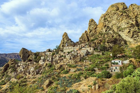 Ghost Town, Pentedattilo Village, Calabria, Italy