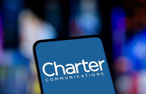 Dhaka, Bangladesh- 5 Dec 2024: Charter communications logo is displayed on smartphone.Charter