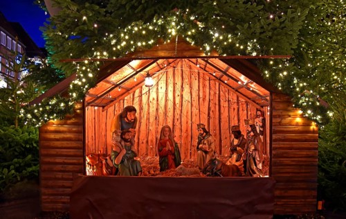 Europe, Germany, Lower Saxony, Hamburg Metropolitan Region, Hanseatic City of Buxtehude, Christmas