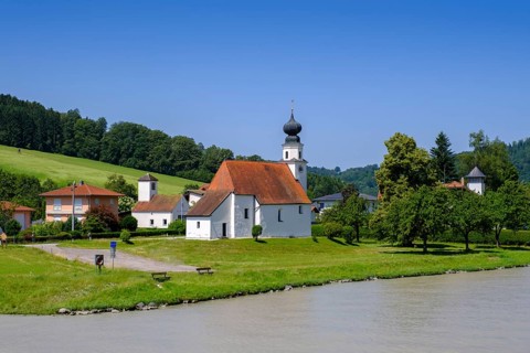 Pyrawang Filial Church, Pyrawang an der Donau, Esternberg, Schärding District, Upper Austria