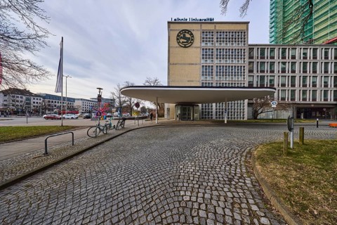 Continental Tower, architects Werner Dierschke and Ernst Zinsser, Gottfried Wilhelm Leibniz