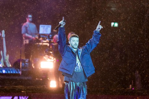 Justin Timberlake at the Lollapalooza Festival in the Olympiastadion and on the Maifeld, Berlin,