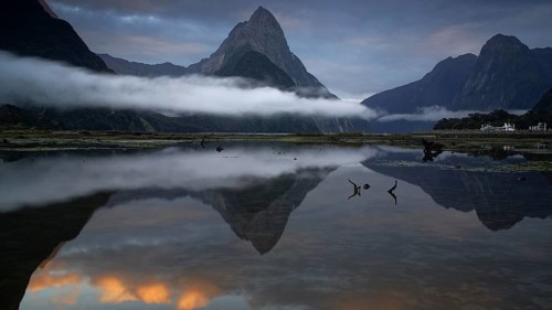New Zealand, South Island, Milford Sound, Lake, Landscape