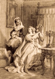 Eugenia, scene from the drama The Natural Daughter by Johann Wolfgang von Goethe, after Wilhelm von