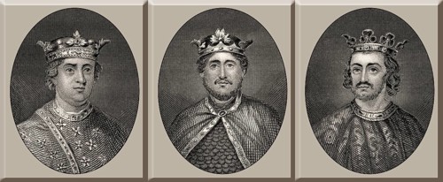 Könige von England, Heinrich II., Richard I., John Lackland, 12. und 13. Jahrhundert, Haus Anjou
