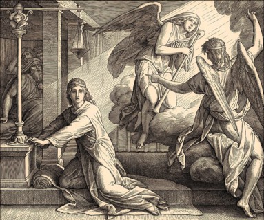 God Calls Samuel, Old Testament, by Julius Schnorr von Carolsfeld