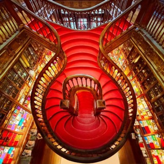 Livraria Lello, the Lello bookstore is one of the most beautiful bookstores in the world, interior