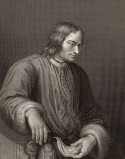Portrait of Lorenzo I de Medici, or Lorenzo the Magnificent, 1449, 1492, an Italian politician and