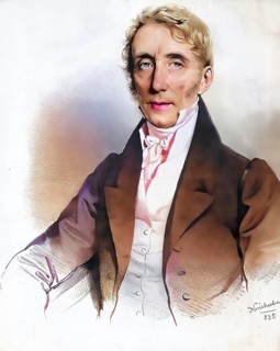 Gerhard Karl Brants (1782-1858), Doctor, Historical, digitally restored reproduction from a 19th