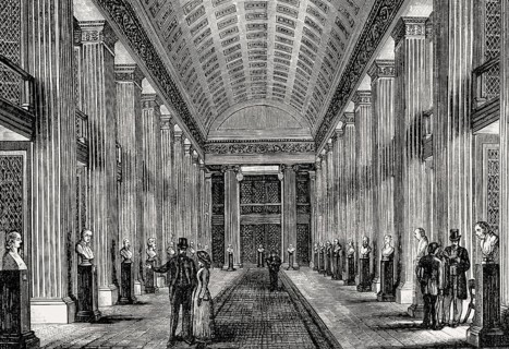 The Library Hall, University, Edinburgh, Scotland, 19th century