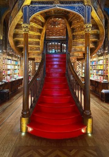 Livraria Lello, the Lello bookstore is one of the most beautiful bookstores in the world, interior