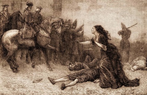 The Rescue of the Duchess of Popoli, Siege of Barcelona, 18th century, War of Spanish Succession,