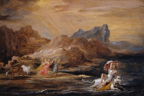 The Rape of Europa (1654), painting by David Teniers (baptised 15 December 1610 in Antwerp, died 25
