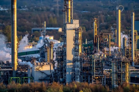 Ruhr Oel GmbH, BP Gelsenkirchen Refinery, in GE-Horst, production of products from mineral oil,