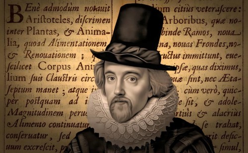 Portrait of Sir Francis Bacon, 1561 - 1626, English lawyer, statesman, essayist, historian,