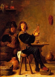 The Smoker (c. 1640), painting by David Teniers (baptised 15 December 1610 in Antwerp, died 25