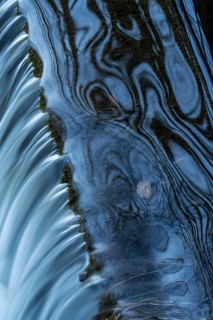 Reflection in a stream, Östersund, Jämtland, Sweden, October 2021