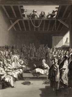 Healing the paralytic at Capernaum, 1853, digitally restored