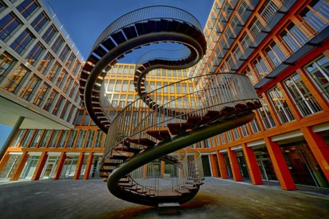 Endless Stairs, University of Munich, Munich, Bavaria, Federal Republic of Germany