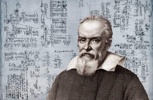 Galileo Galilei, 1564, 1642, Italian astronomer, handwritten scientific notes