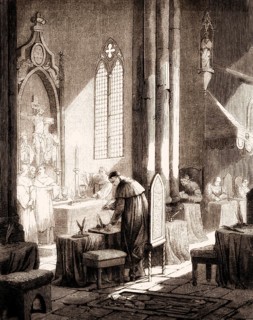 The scrutiny phase to elect a new Pope, papal conclave