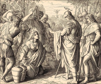 David and Abigail, Old Testament, by Julius Schnorr von Carolsfeld