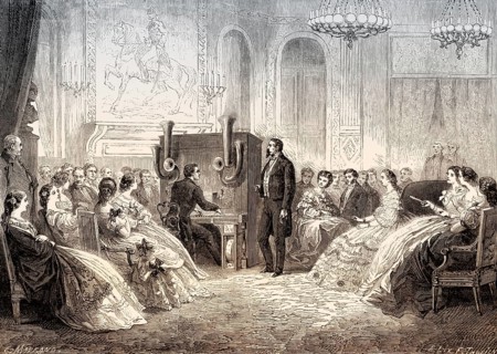 Johann Baptist Schalkenbach's Piano-Orchestre, performance before the Empress and Emperor of