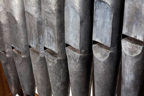 Pipes of an organ