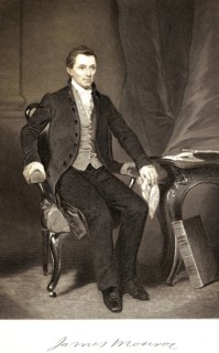 James Monroe (1758-1831) politician, fifth president of the United States, author of the Monroe