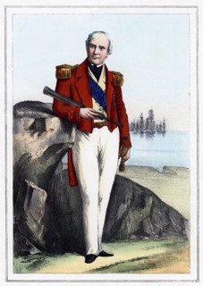 Edmund Lyons, 1st Baron Lyons (1790-1858), British naval commander, 1857. rear admiral of the