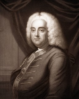 George Frederick Handel or George Frideric Handel, 1685 - 1759, a German-British composer of the
