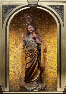 Sacred artwork in the Igreja da Santíssima Trindade, Church of the Holy Trinity, Porto, Portugal